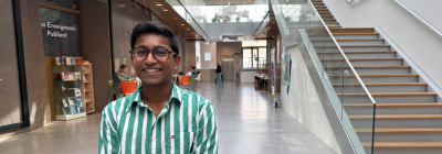 Photo Ranjit Saminadane, &eacute;tudiant IAE Bretagne Sud, Pr&eacute;sident du Bureau des Sports