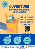 affiche épicerie solidaire